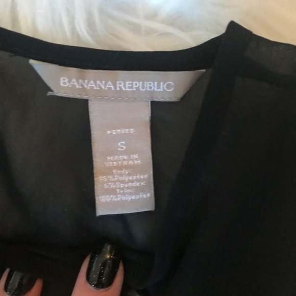 {Banana Republic} Fitted Tank With Sheer Panel - Picture 5 of 5